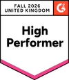 G2 High Performer United Kingdom Fall 2026