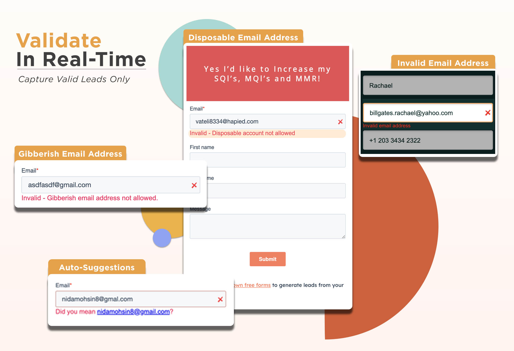 Validate HubSpot form submissions in real time with Clearout