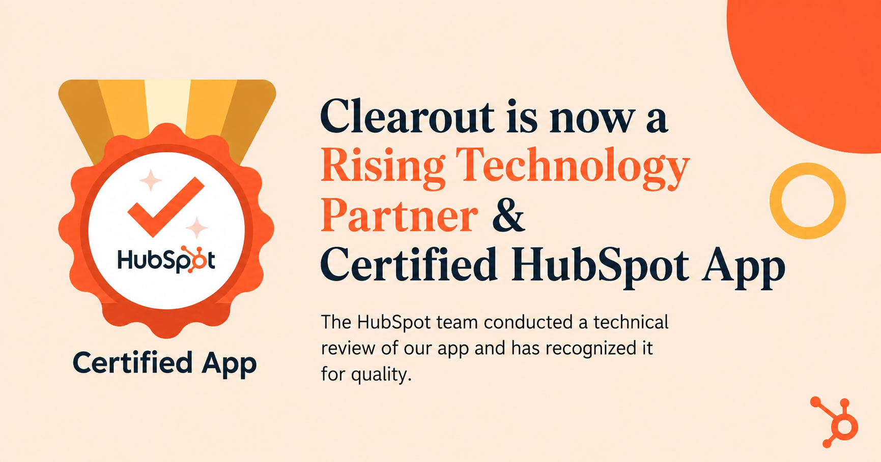 Clearout listing in the HubSpot Marketplace