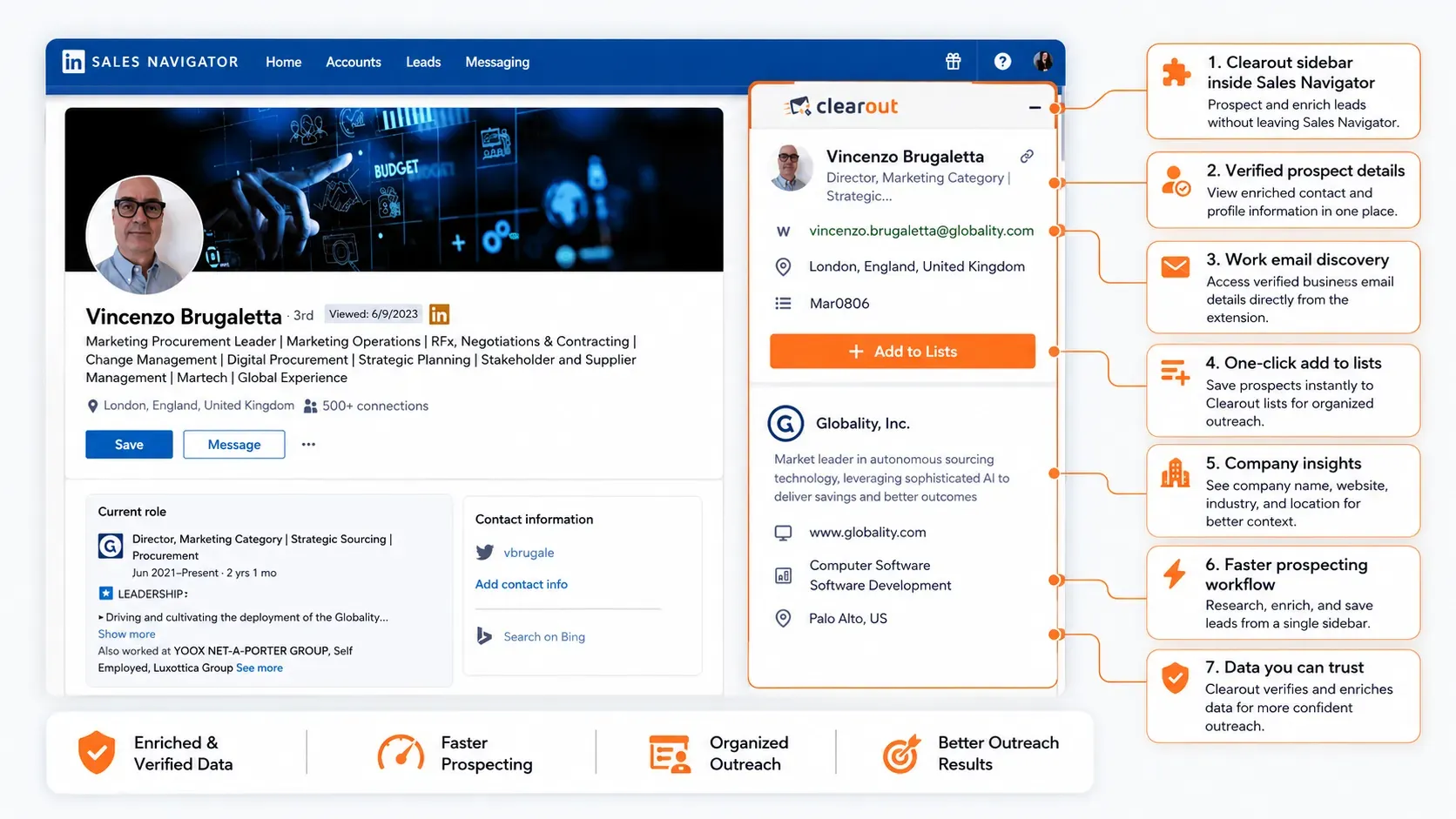 Find Prospects from LinkedIn Sales Navigator
