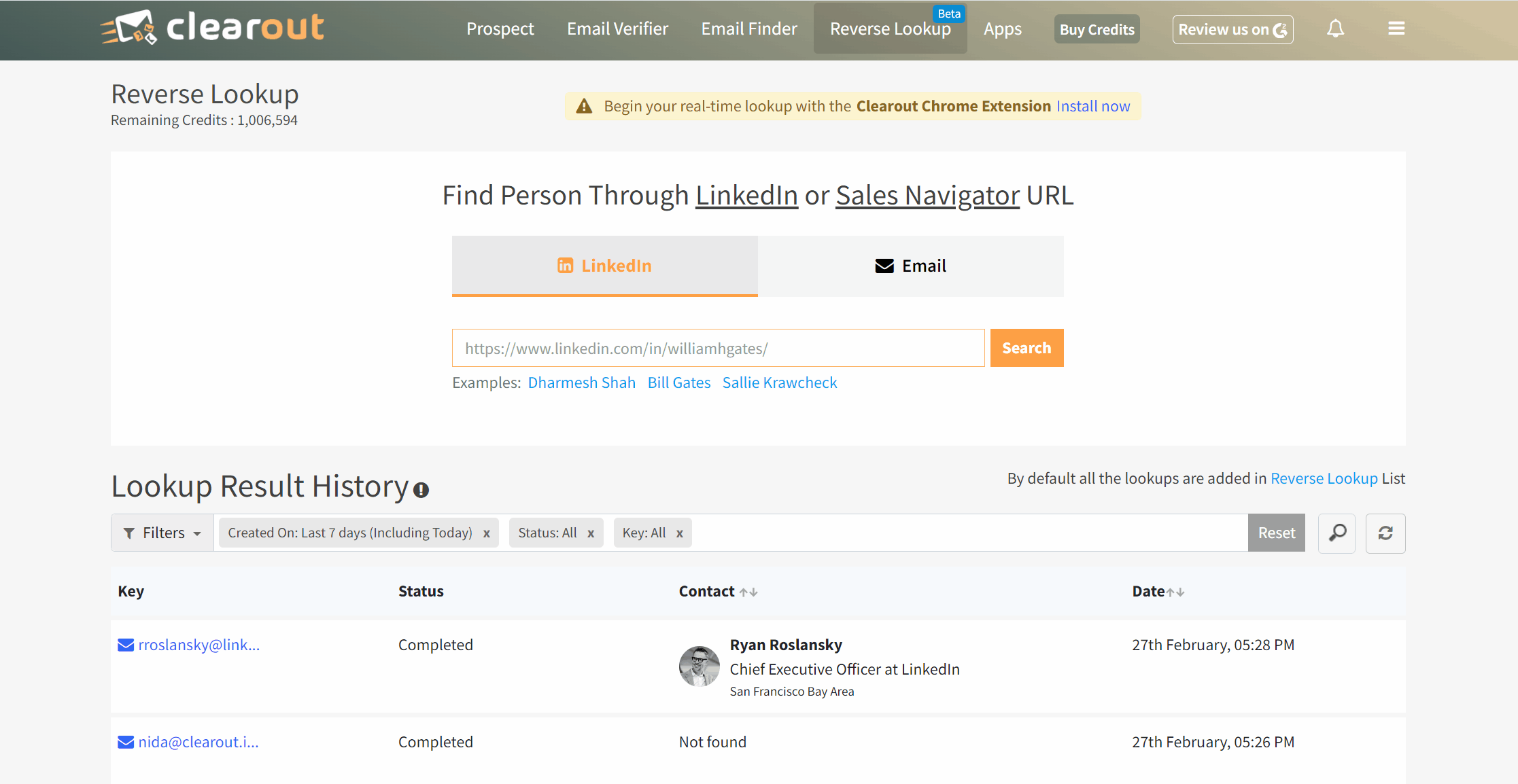 Clearout Reverse Lookup Streamline Your Lead Generation