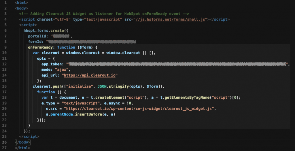 Hubspot forms email validation integration clearout