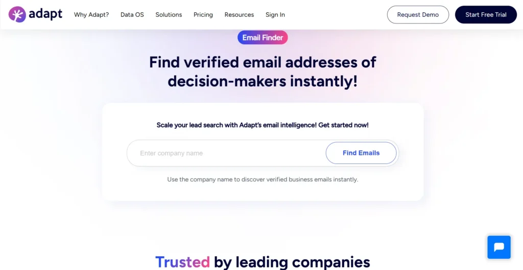 Adapt email finder page.