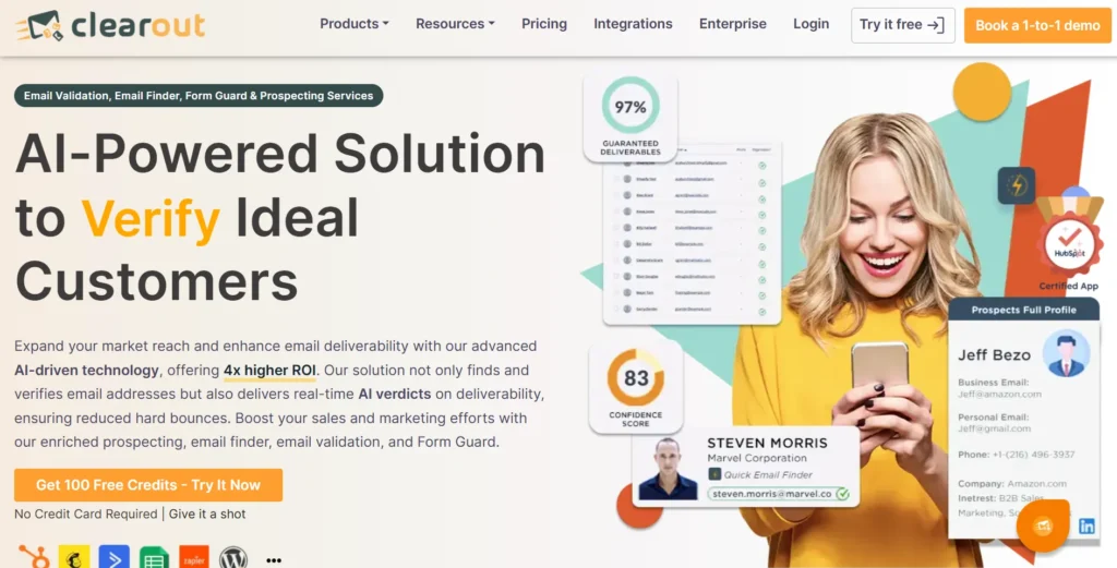 Clearout home page