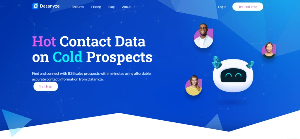 Screenshot of Datanyze's prospect tool.