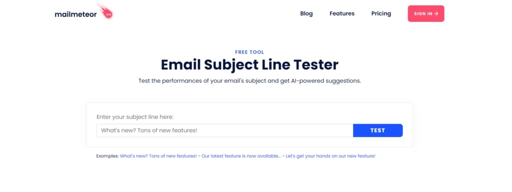 free email subject line tester tool