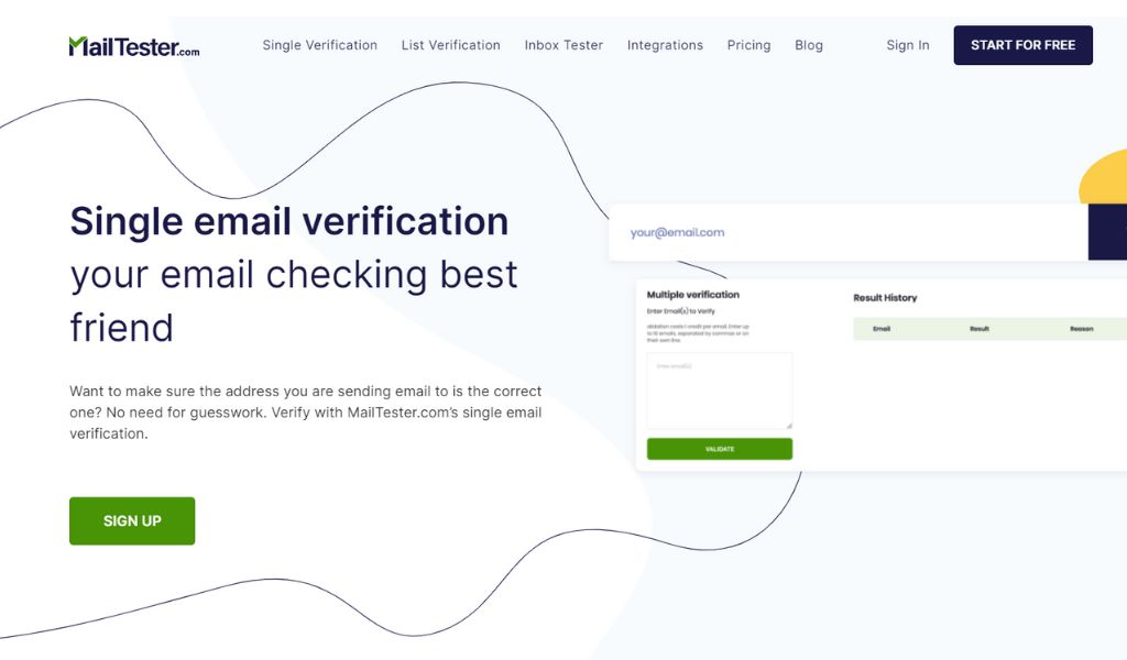 email deliverability and bounce checking tool