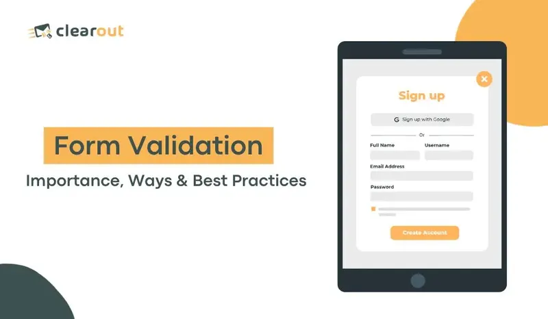 Form Validation Guide: Best practices & ways to implement form validation