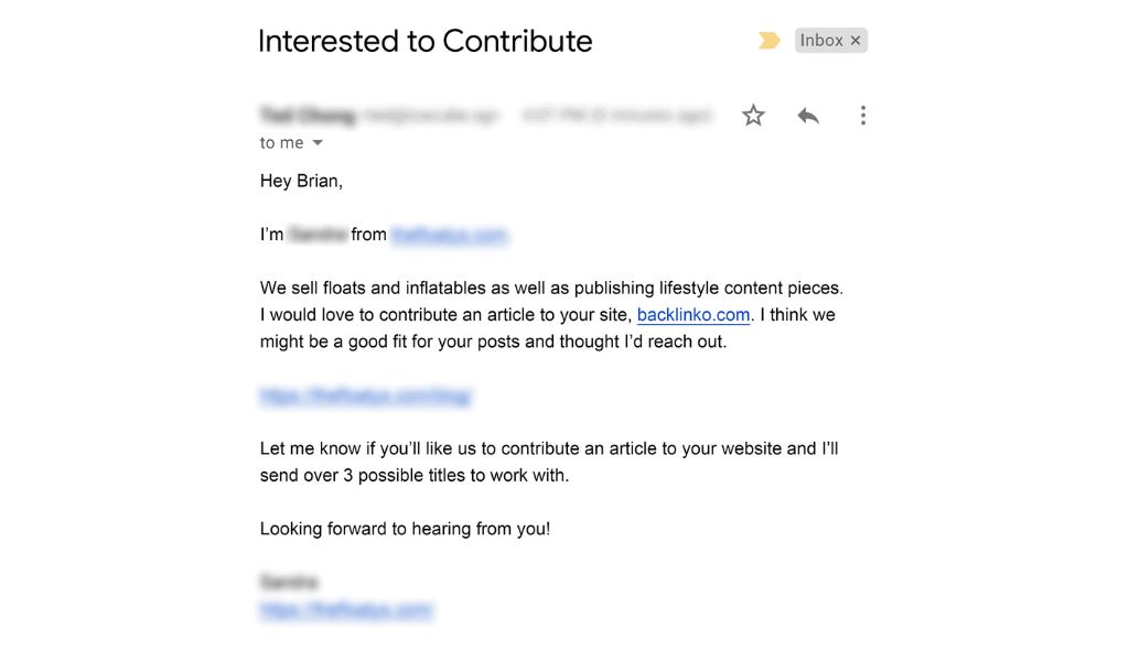 Finding emails for backlink outreach