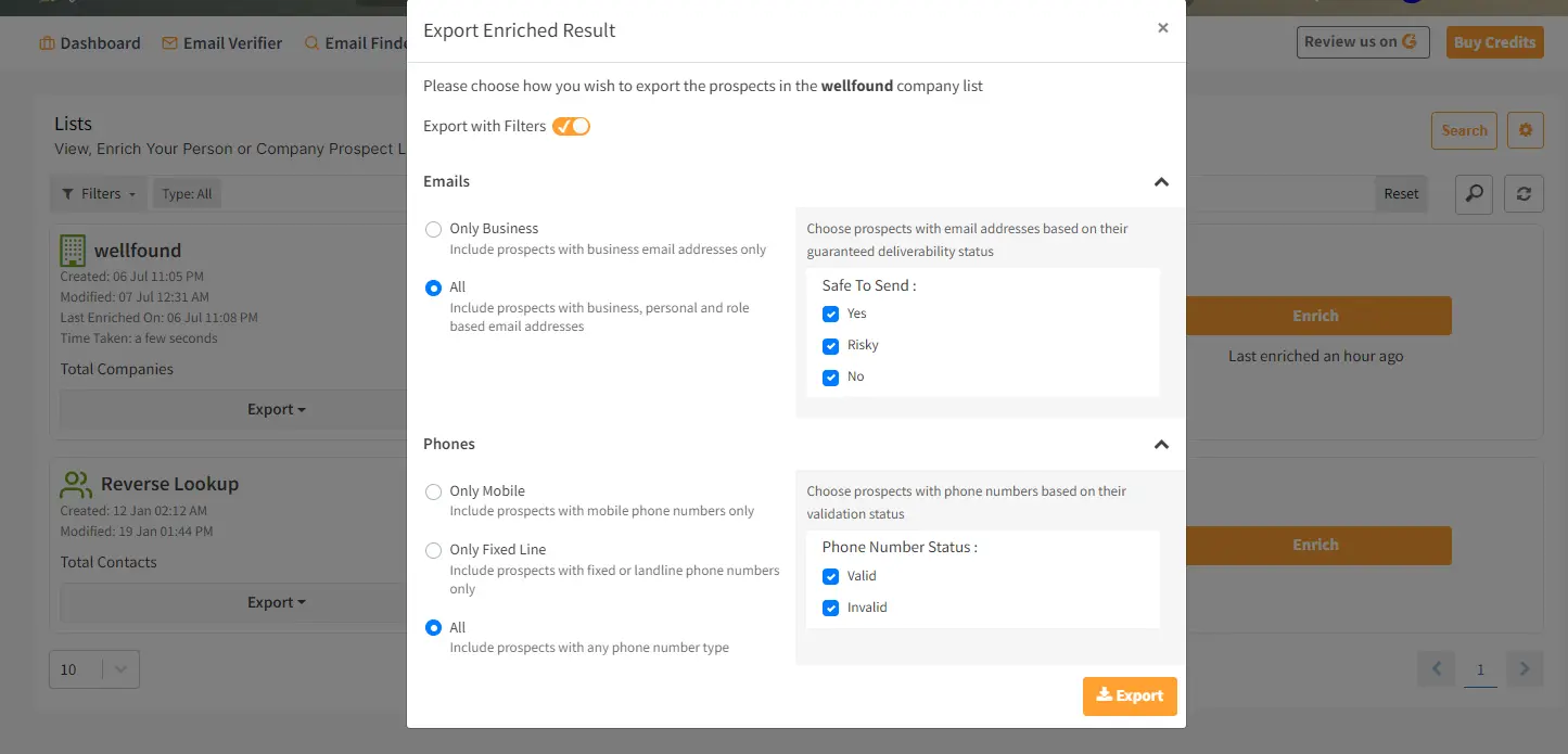 Build Prospect List on Wellfound (Formerly AngelList) using Clearout Chrome Extension