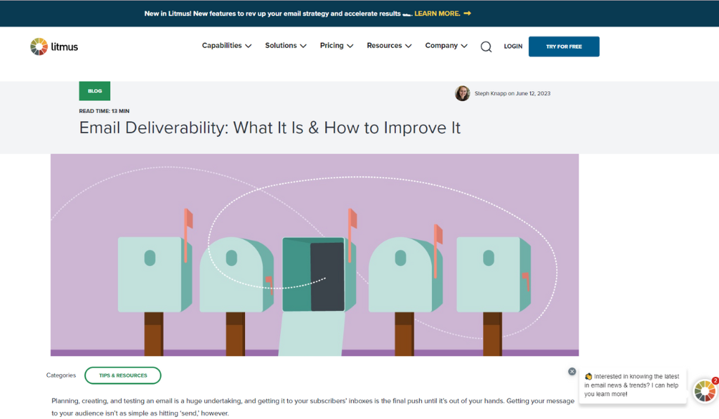 Email deliverability tools to improve inbox placement & engagement