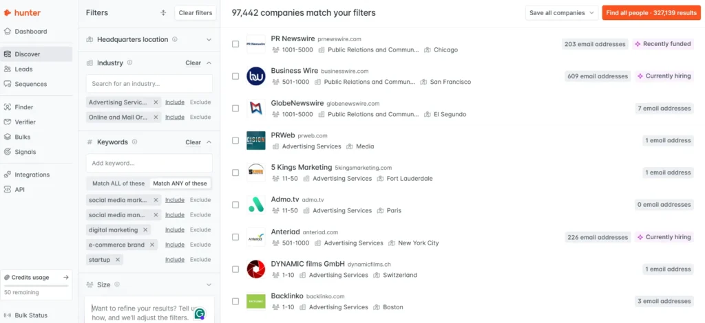 An image showing Hunter prospecting tool.
