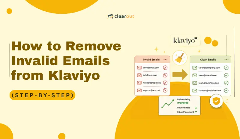How to Remove Invalid Emails from Klaviyo (Step-by-Step)