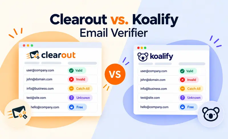 Clearout vs. Koalify Email Verifier